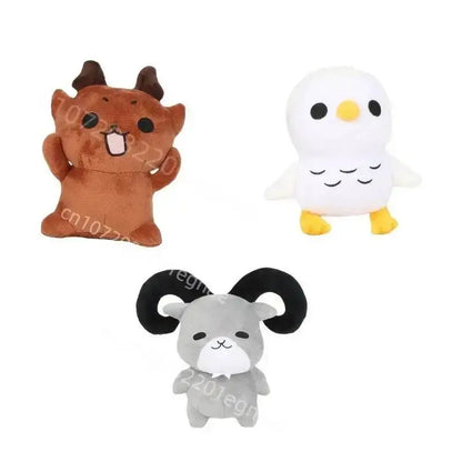 Forest Animal Plush Toy – Elk Deer & Owl Stuffed Doll 3pcs01