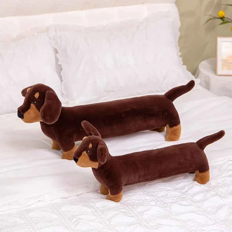 Dachshund Plush Long Pillow – Giant Sausage Dog Body Pillow Stuffed Animal