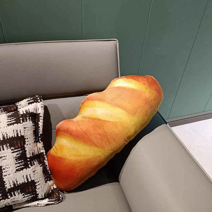Giant Kawaii Bread Plush Pillow (15-27.6 in) - Soft Food Cushion Toy Christmas Gift