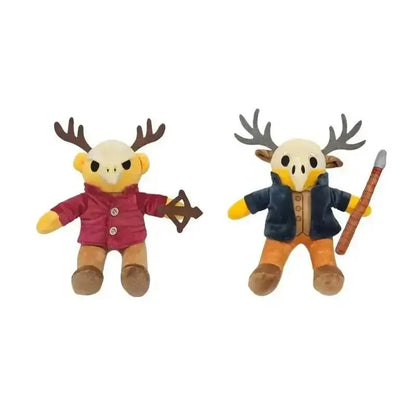 Forest Animal Plush Toy – Elk Deer & Owl Stuffed Doll 2pcs 06