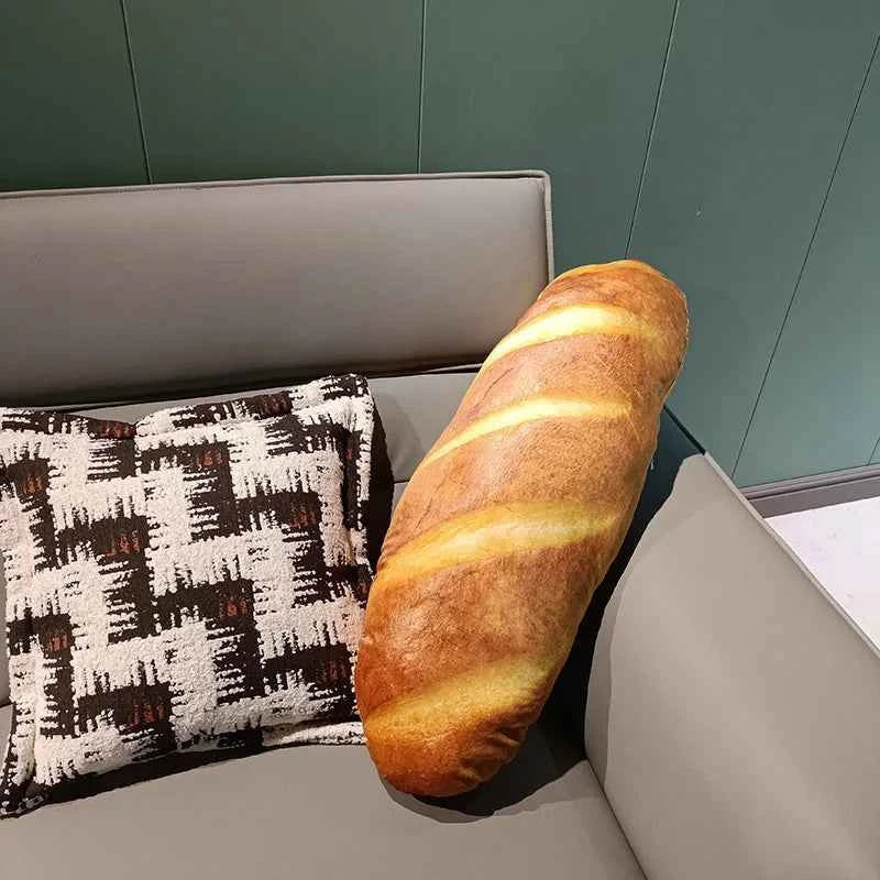 Giant Kawaii Bread Plush Pillow (15-27.6 in) - Soft Food Cushion Toy Christmas Gift