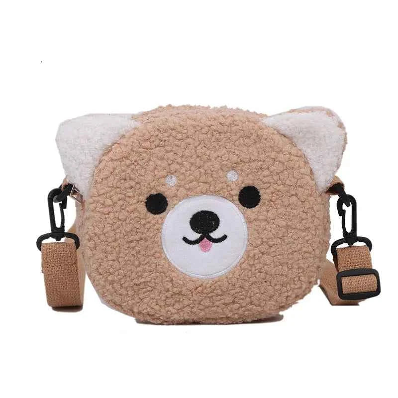 Kawaii Cute Doll Small Round Bag (6.7 in) - Stylish Women's Crossbody Phone Bag