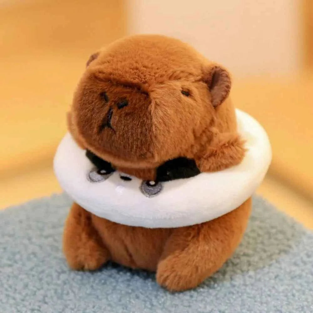 Cute 12cm Capybara Plush Toy: Hoodie, Wings & Keychain/Pendant Gift