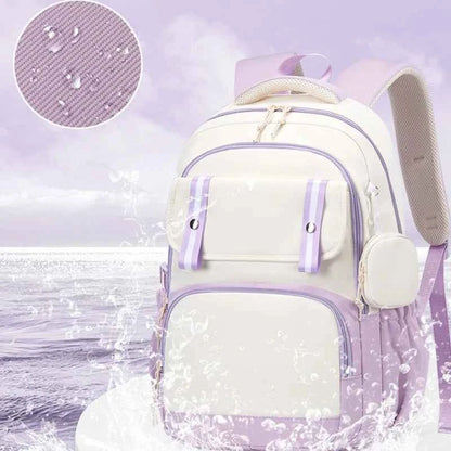 Hello Kitty Large Capacity Backpack Cartoon Daypack Travel Commute Knapsack School bag for Kids Girls Mochila With Coin Purse