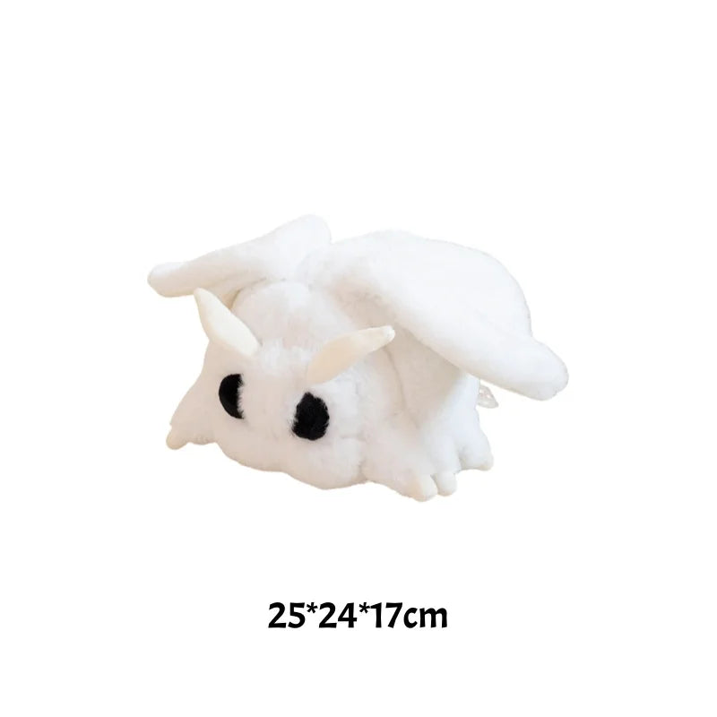 Kawaii Simulated White Moth Plush Toy – Realistic Stuffed Insect Doll for Home Decor & Collectors