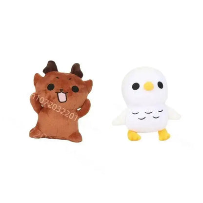 Forest Animal Plush Toy – Elk Deer & Owl Stuffed Doll 2pcs 09