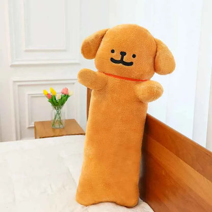 80/100cm Long Strip Kawaii Line Dog Doll Pillow Office Lunch Pillow Children'S Sleeping Foot Pillow Children'S Comfort Gift