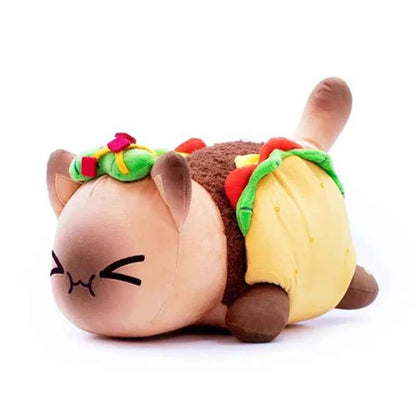25CM Meows Aphmau Plush Doll Coke French Fries Burgers Bread Sandes Food Cat Plushie Sleeping Pillow Children's Christmas Gifts