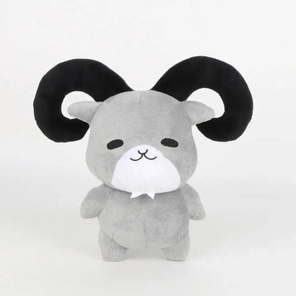 Forest Animal Plush Toy – Elk Deer & Owl Stuffed Doll 25cm gray goat