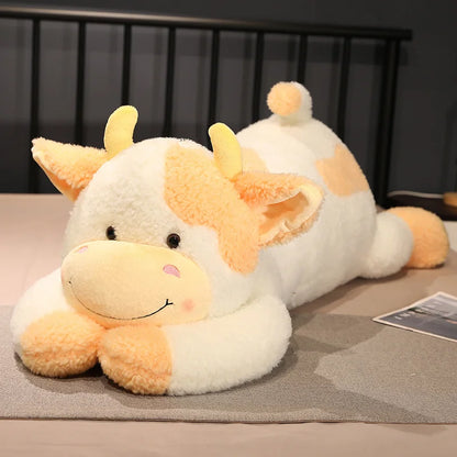 Milk Cow Plush Pillow – 35.4" (90cm) Cartoon Stuffed Animal Doll