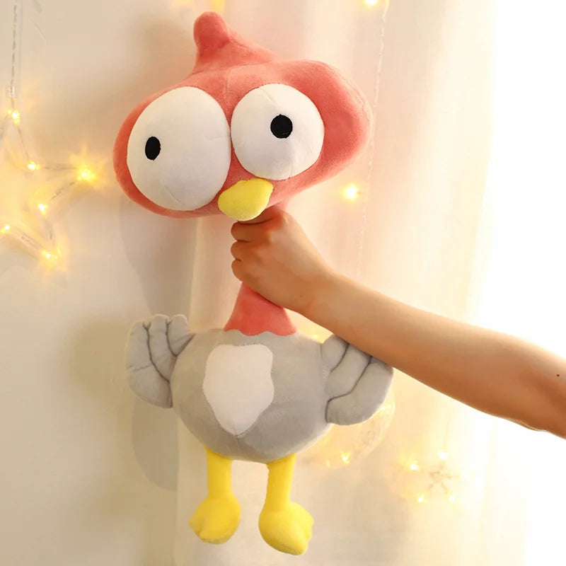Kawaii Ostrich Plush Toy – Squishy Simulation Bird Stuffed Animal Hug Pillow (50–100cm)