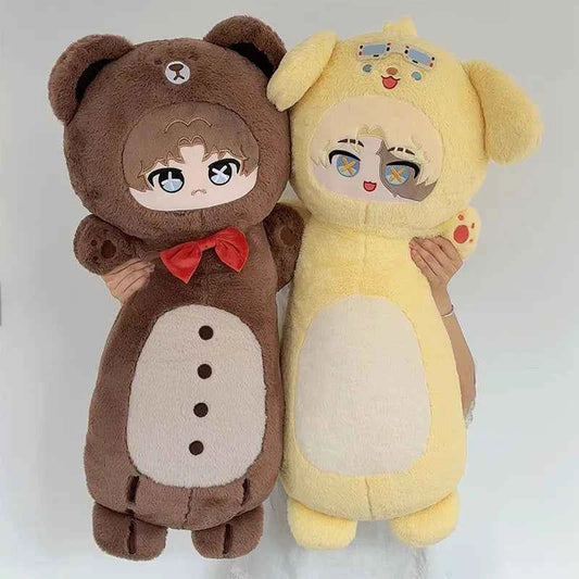 Long Cosplay Animal Plush Pillow – Giant Soft Character-Inspired Stuffed Toy