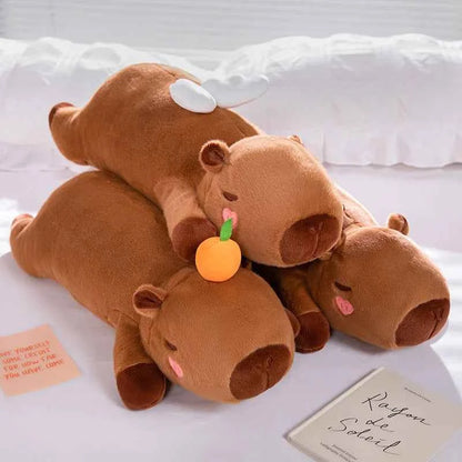 Giant Kawaii Capybara Plush Pillow (23.6-39.4 in) - Cute Stuffed Animal Decor Gift