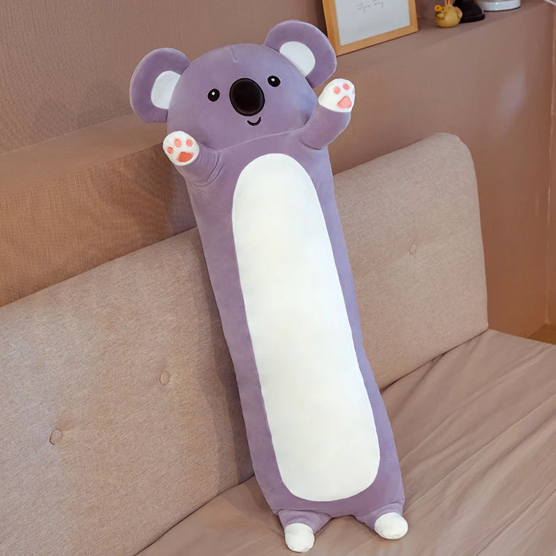 15 Styles 50-150cm Long Cat Plush Toys Stuffed Soft Pause Office Dog Doll Bed Sleepping Pillow Home Decor Birthday Girls Gifts Koala