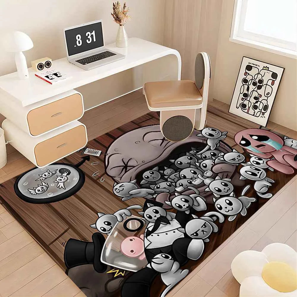 The Binding Of Isaac Door Mat Anti-slip Absorb Water Long Strip Cushion Bedroon Mat Bedside Mats