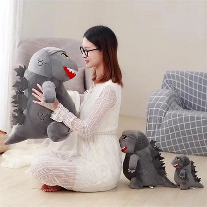 Monster Dinosaur Plush Toy – Soft Cartoon Kaiju Stuffed Doll