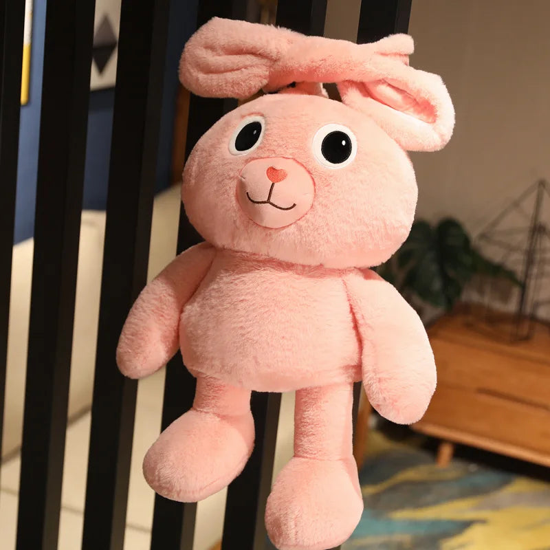 Long Ear Rabbit Plush Toy – Adjustable Giant Bunny Pillow