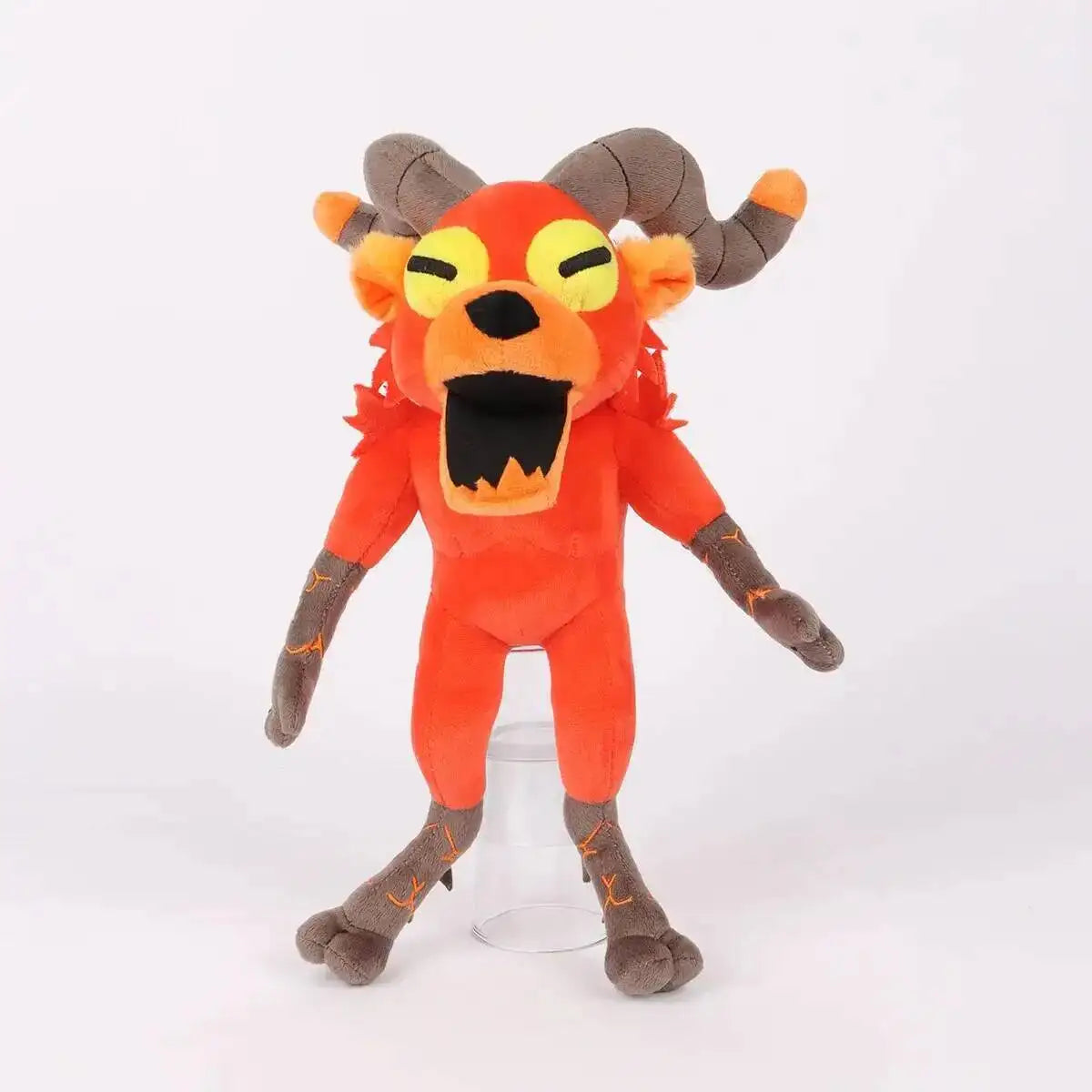 Forest Animal Plush Toy – Elk Deer & Owl Stuffed Doll 33cm red goat