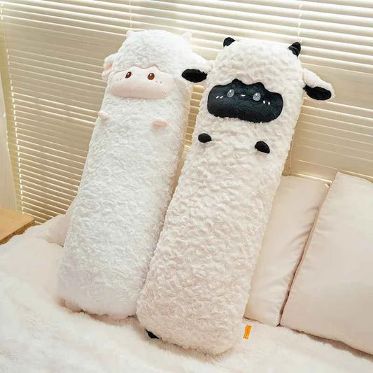 Giant Sleeping Sheep Plush Toy – Long Sheep Body Pillow Stuffed Animal