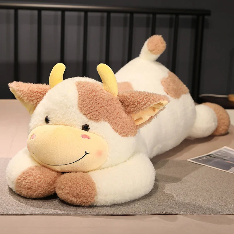 Milk Cow Plush Pillow – 35.4" (90cm) Cartoon Stuffed Animal Doll