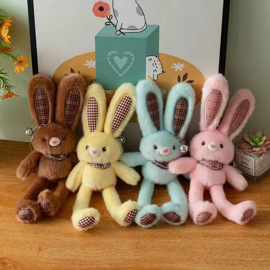Kawaii Little Rabbit Plush Doll – Handmade Anime Style Stuffed Toy