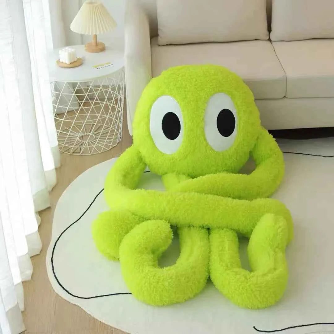 Giant Long Legs Octopus Plush Toy (35.4/74.8 in) - Soft Stuffed Squid Pillow Gift