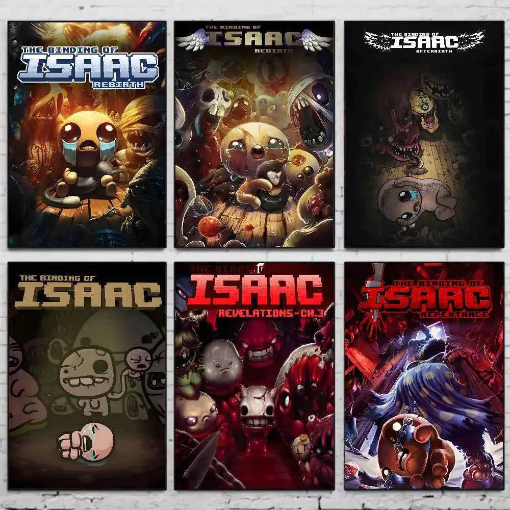 The Binding Of Isaac Poster - High Quality PVC Aesthetic Wall Decoration Painting