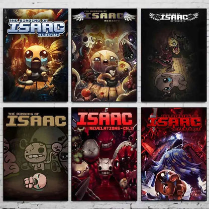The Binding Of Isaac Poster - High Quality PVC Aesthetic Wall Decoration Painting