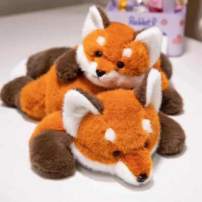 Kawaii Fox Plush Toy (11.8-23.6 in) - Soft Cartoon Stuffed Animal Cuddly Doll Gift