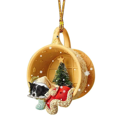 Cute Animal Christmas Tree Pendant (3.1 in) - Festival Party Ornament & Xmas Gift