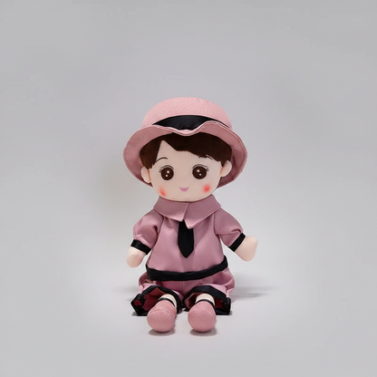 Kawaii Plush Girl Doll – Soft Stuffed Doll Toy for Kids and Decor