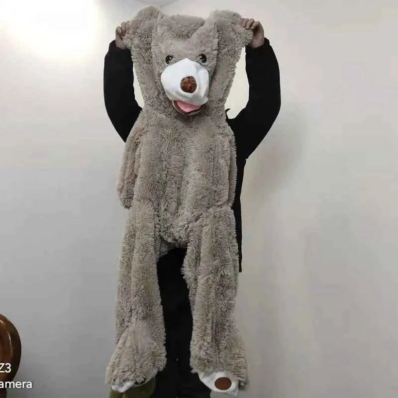 Giant Unstuffed Teddy Bear Plush Skin (39.4-102.4 in) - Empty Cover Shell Gift