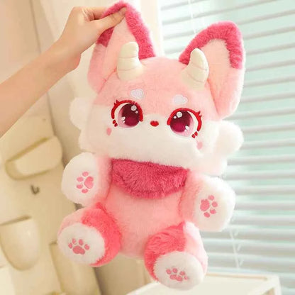 Kawaii Phantom Fox Plush Toy 30–50cm – Soft Fox Pillow Cute Stuffed Animal Gift
