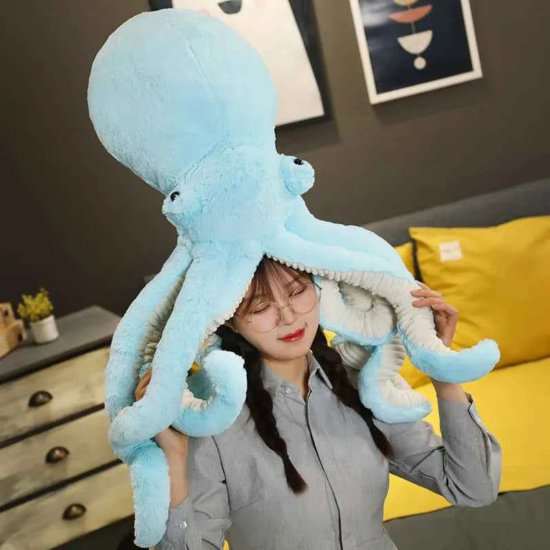 Lifelike Octopus Plush Toy – Giant Sea Animal Pillow