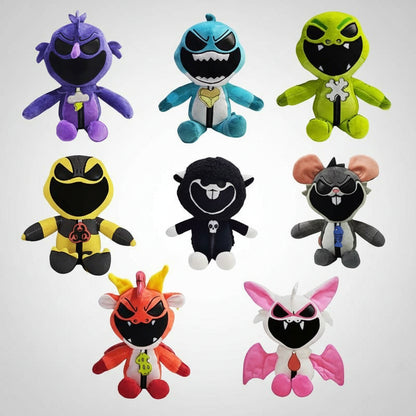 Nightmare Critters Plush Toy Doll - Soft Stuffed Animal Birthday Halloween Gift ABCDEFGH (8pcs)