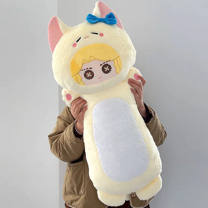 Long Cosplay Animal Plush Pillow – Giant Soft Character-Inspired Stuffed Toy Reporter 31.5" (80cm)
