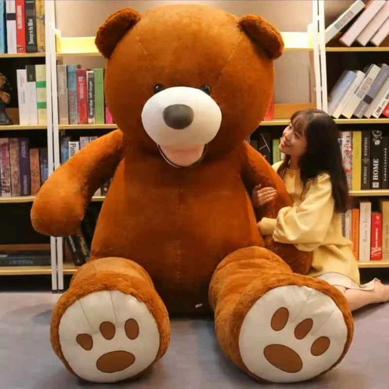 Giant Unstuffed Teddy Bear Plush Skin (39.4-102.4 in) - Empty Cover Shell Gift