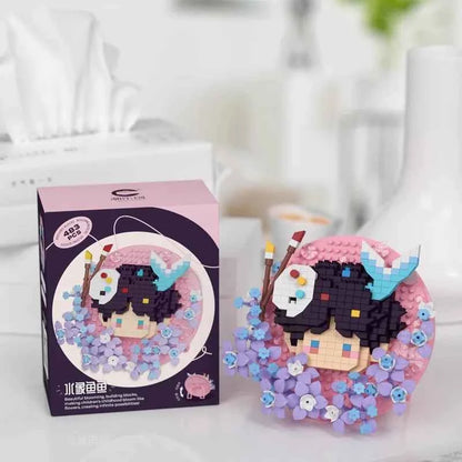 Flower Series Love & Deepspace Plush Keychain Cute Cartoon A3 diy materials
