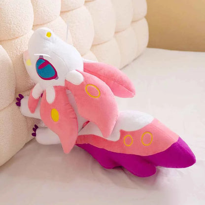 42cm Monster Hunter Mizutsune‌ Fox Plush Stuffed Dolls Soft Pillow Plushie Animal Toy Kawaii Cute Toy Kids Christmas Gift