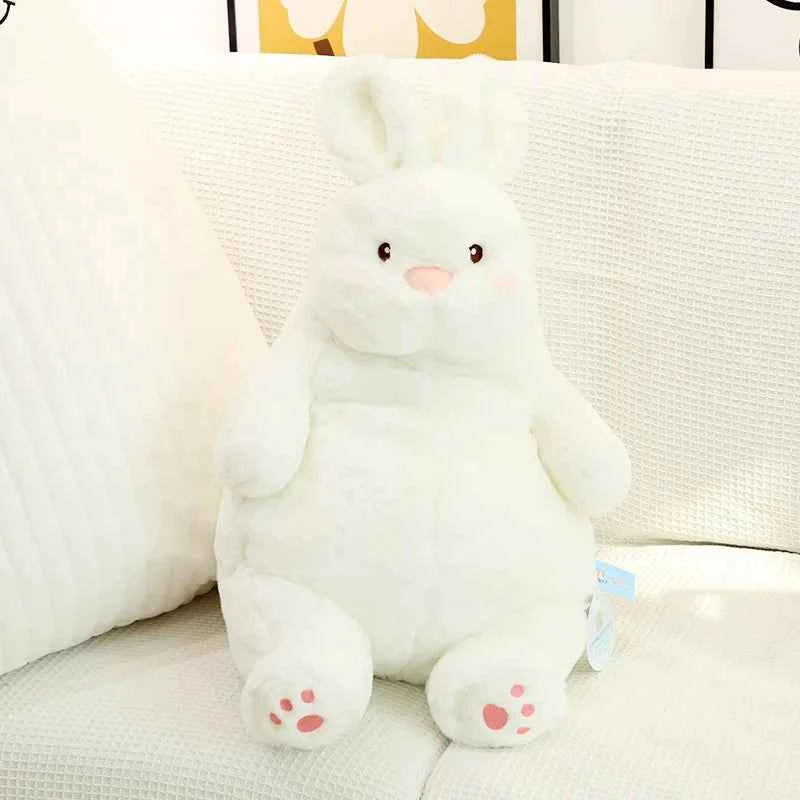 Giant Lazy Rabbit Plush Doll (15.7-31.5 in) - Cute White Bunny Sleep Pillow Gift