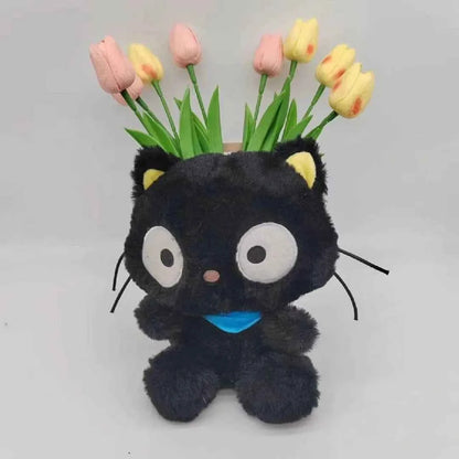 Cartoon Black Chococat Plush Chocolate Cat Plush Toys Animal Stuffed Plush Soft Doll Cute Mini Toys Child'S Birthday Gift
