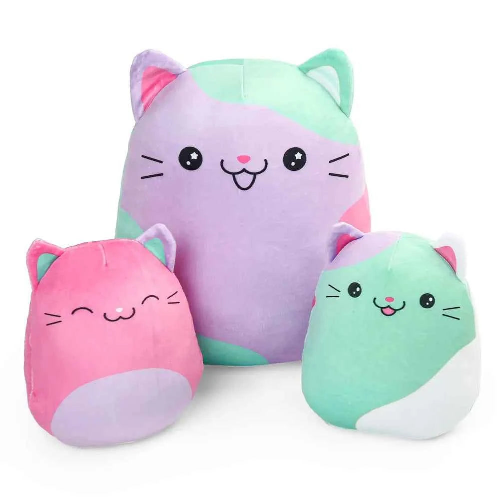 3PCS New Cat Pillow Cartoon Cute Plush Doll Stuffed Animal Children's Christmas Birthday Gift Home Stuffed Animal Plushies Toy