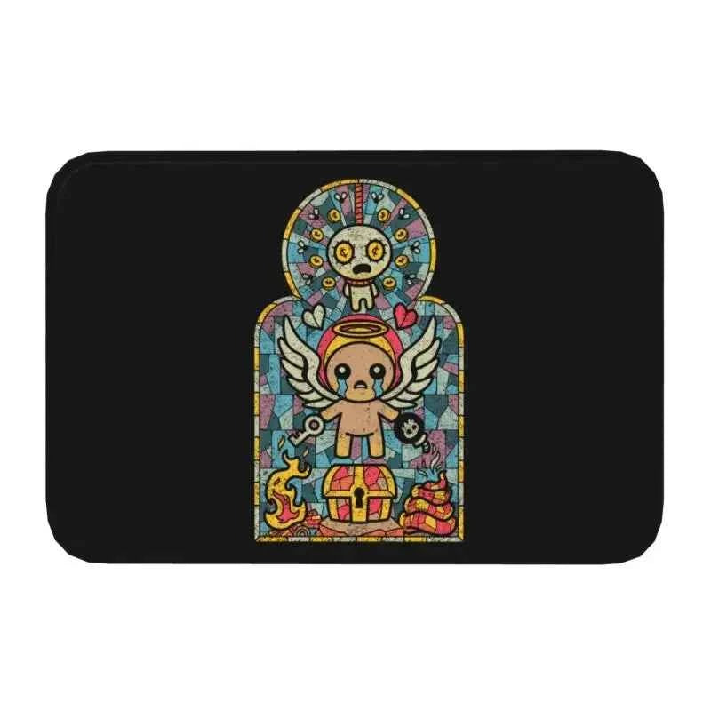 The Binding Of Isaac Pixel Front Floor Door Entrance Mat Indoor Bathroom Kitchen Doormat Living Room Carpet Rug