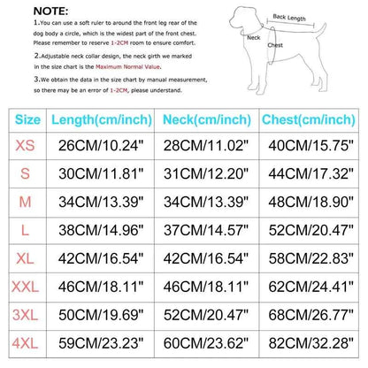 Waterproof Winter Dog Jacket & Fleece Vest with Built-in Harness - for Small to Large Dogs