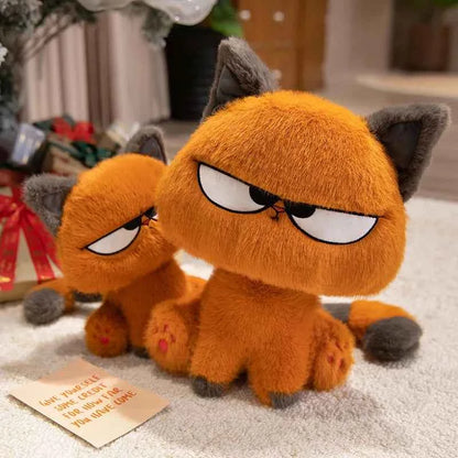 25cm Orange Cat Plush Toy Soft Stuffed Kitten Doll Creative Home Decor & Gift for Boys & Girls Birthday Xmas Cute Animal