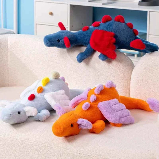 Colorful Little Flying Dragon Plush Toy – Soft Dragon Stuffed Animal