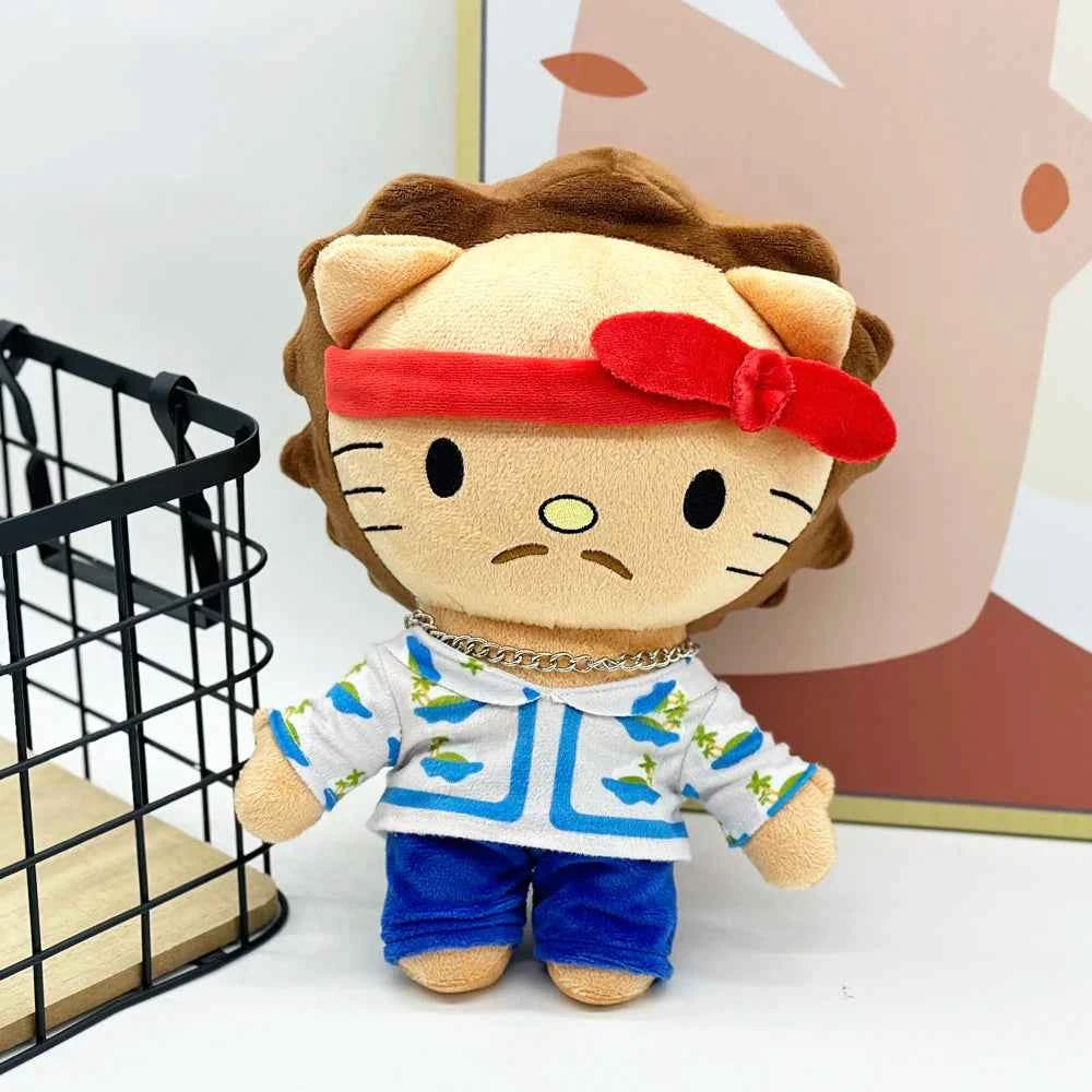 Kawaii Hello Kitty Bruno Mars Plush Doll (10.24 inches) - Stuffed Figure Fans Collect