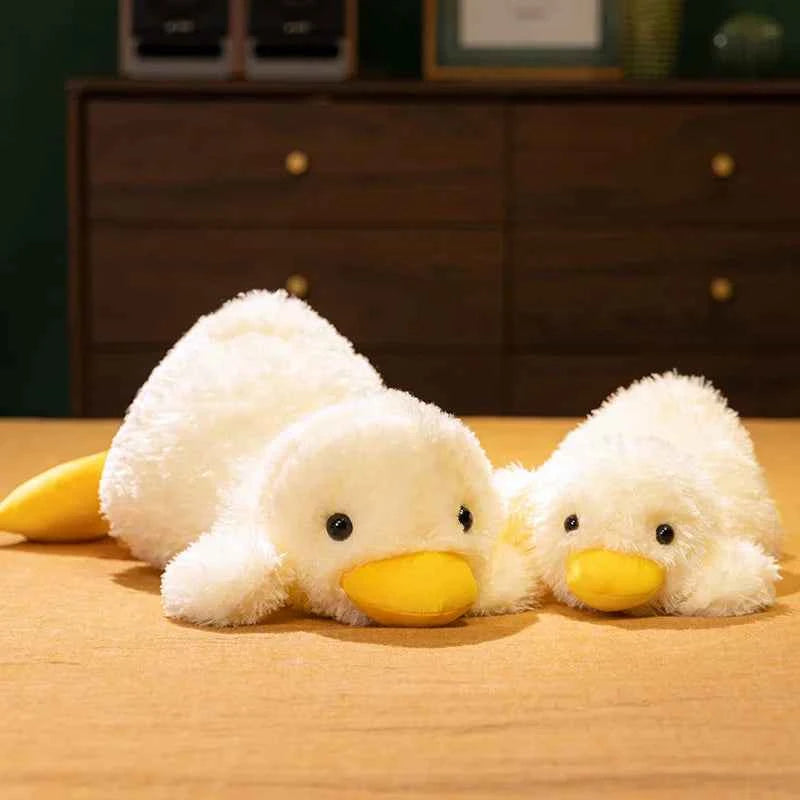Cute Cartoon Anime Party Pose Yellow Duck Stuffed