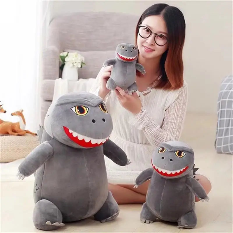 Monster Dinosaur Plush Toy – Soft Cartoon Kaiju Stuffed Doll