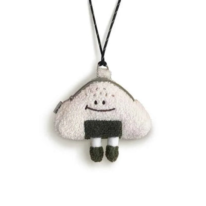 Japanese Kawaii Bag New Women Cartoon Rice Ball Plush Shoulder Bags Women Crossbody Bags Neck Purse Bag Satchel Feminina